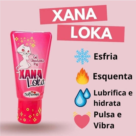 Xana Loka Excitante Feminino 15g Linha Brasileirinhos Hot Flowers