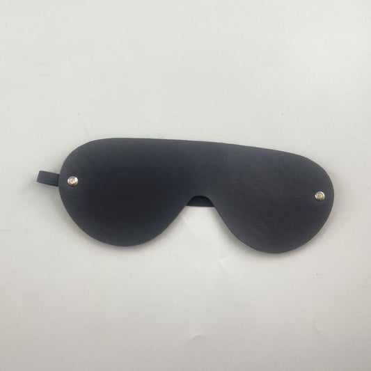 Máscara/Venda em Couro Sintético